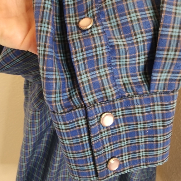 Crazy Cowboy Men’s Western Pearl Snap Shirt M Set of 2 Brushpopper BoxB - Picture 3 of 11